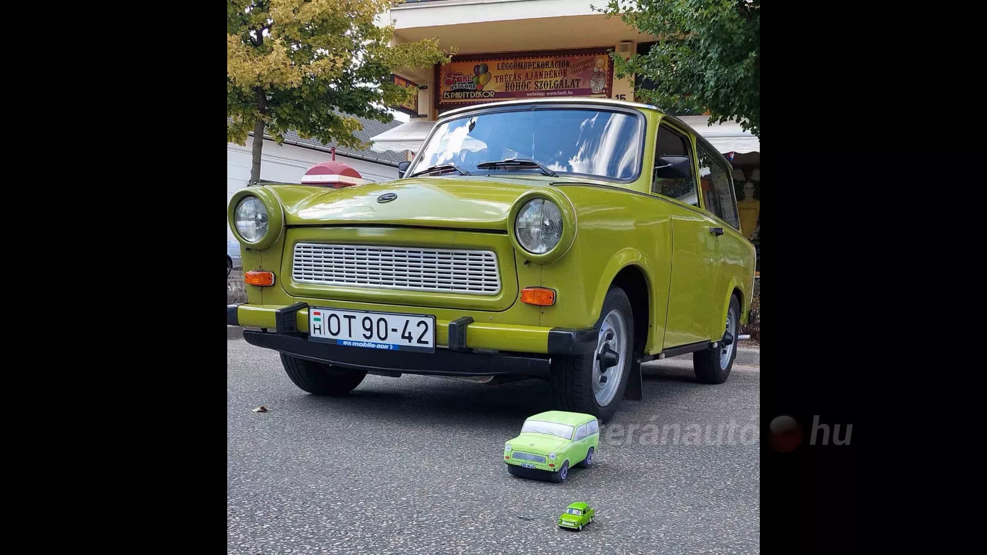 Trabant 601 kombi ritka színben